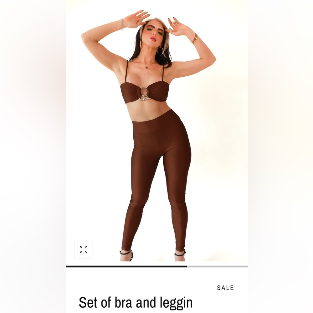 set of bra and leggin -nwt